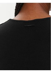 Calvin Klein Sukienka dzianinowa Extra Fine Wool Shift Dress K20K206899 Czarny Regular Fit. Kolor: czarny. Materiał: bawełna #3