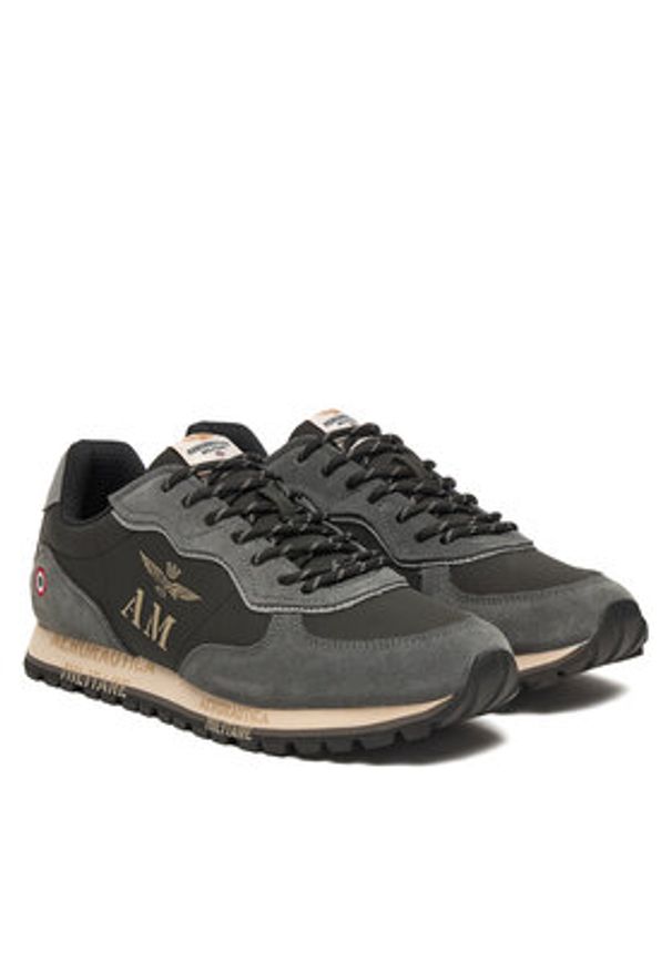 Aeronautica Militare Sneakersy 252SC0320UPL00313 Czarny. Kolor: czarny. Materiał: materiał