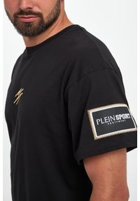 Philipp Plein - T-shirt męski z logo PLEIN SPORT. Styl: sportowy