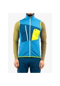 ORTOVOX - Kamizelka męska Ortovox Fleece Grid Vest. Kolor: niebieski