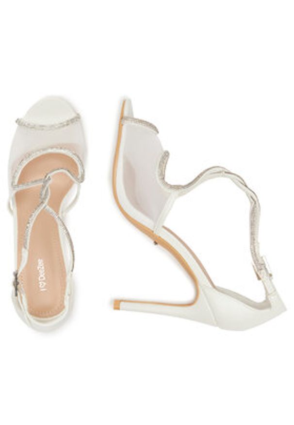 DeeZee Sandały F89725-105 Biały. Kolor: biały. Materiał: syntetyk, materiał