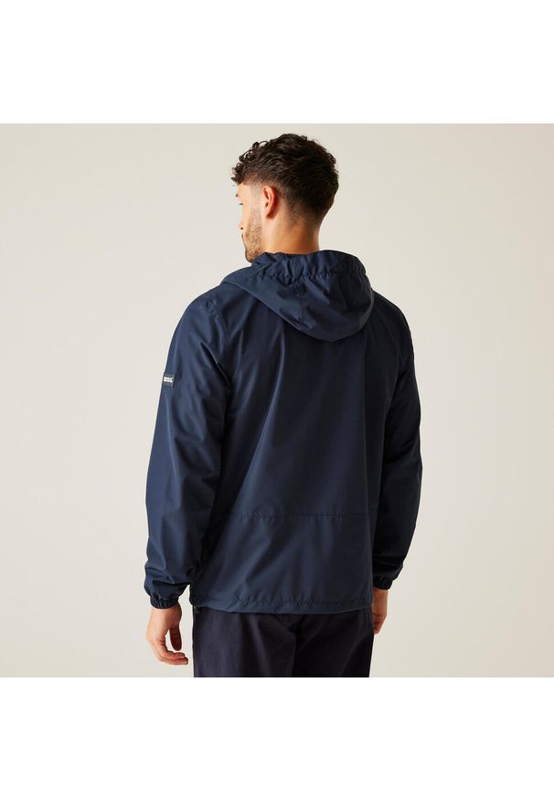 Regatta - Kurtka turystyczna przeciwdeszczowa męska Bayano wodoodporna. Kolor: czerwony. Materiał: tkanina, poliester. Sport: turystyka piesza