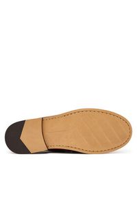 TOMMY HILFIGER - Tommy Hilfiger Mokasyny Hilfiger Penny Loafer Smooth Lth FW0FW09249 Brązowy. Kolor: brązowy. Materiał: skóra #3