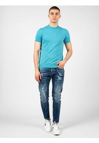 Xagon Man T-Shirt | P23 081K 1200K | Mężczyzna | Niebieski. Okazja: na co dzień. Kolor: niebieski. Materiał: bawełna. Styl: casual #8