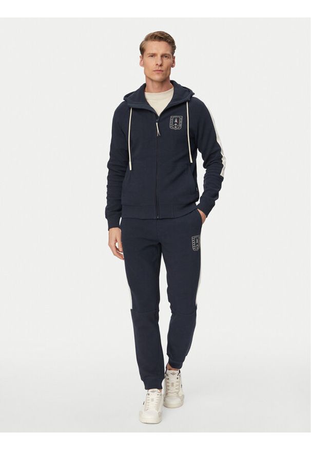 Aeronautica Militare Dres 261TF0114UF00680 Granatowy Regular Fit. Kolor: niebieski. Materiał: bawełna