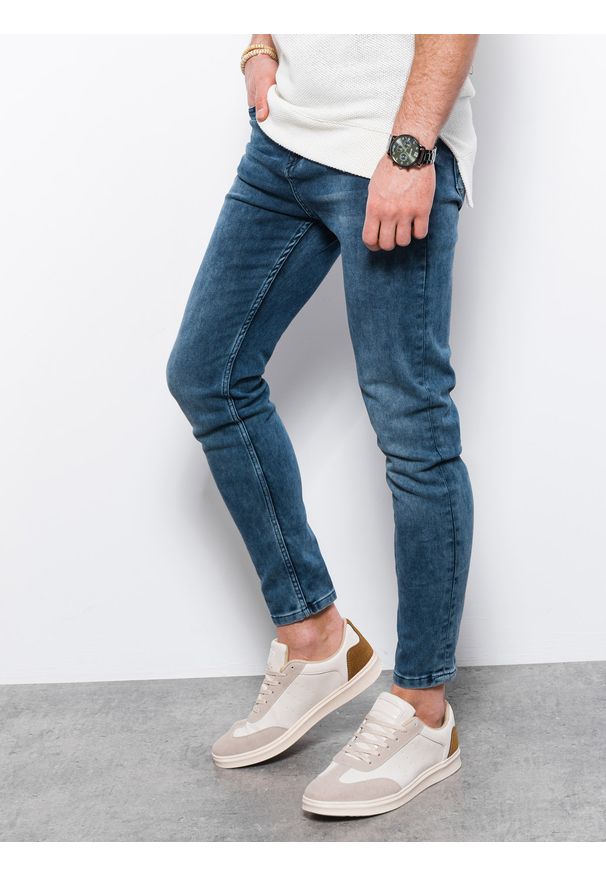 Niebieskie spodnie Ombre Clothing