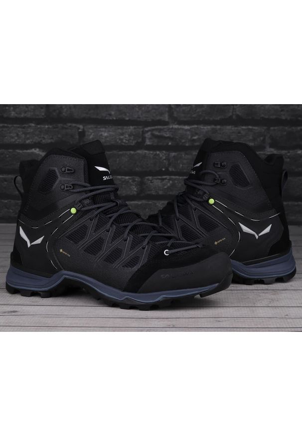 Buty męskie trekkingowe zimowe Salewa MS MTN TRAINER LITE MID GTX. Kolor: czarny. Sezon: zima
