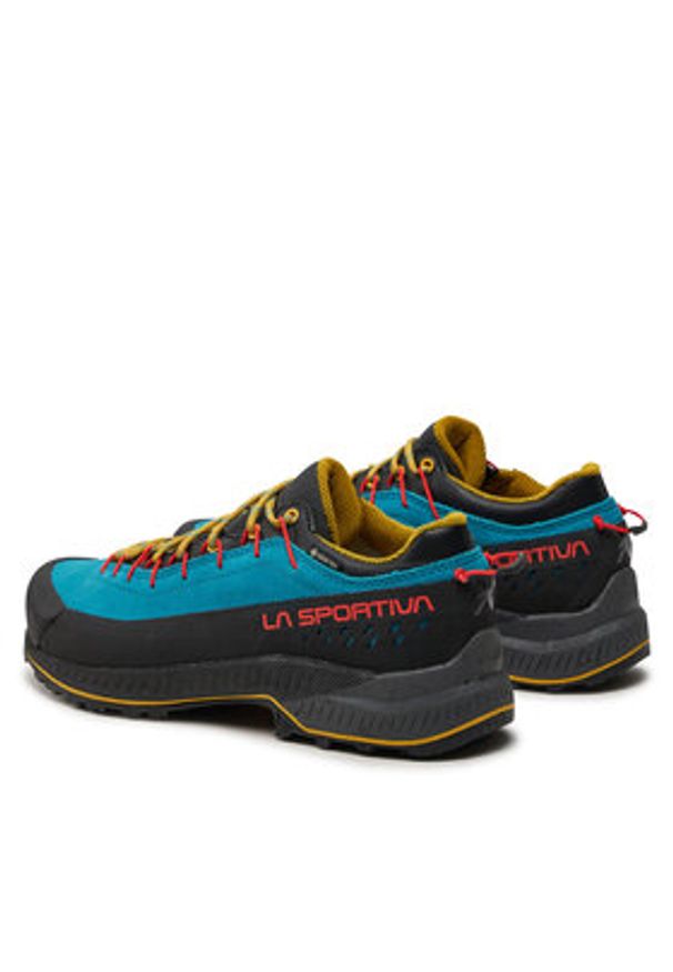LA SPORTIVA - La Sportiva Trekkingi TX4 EVO GTX GORE-TEX 37D614735 Niebieski. Kolor: niebieski. Materiał: skóra, zamsz. Technologia: Gore-Tex. Sport: turystyka piesza