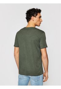 Alpha Industries T-Shirt Basic T Oildye 116515 Zielony Regular Fit. Kolor: zielony. Materiał: bawełna #3
