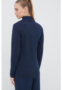 CMP bluza sportowa damska kolor granatowy gładka. Kolor: niebieski. Materiał: włókno, materiał. Wzór: gładki. Styl: sportowy #3