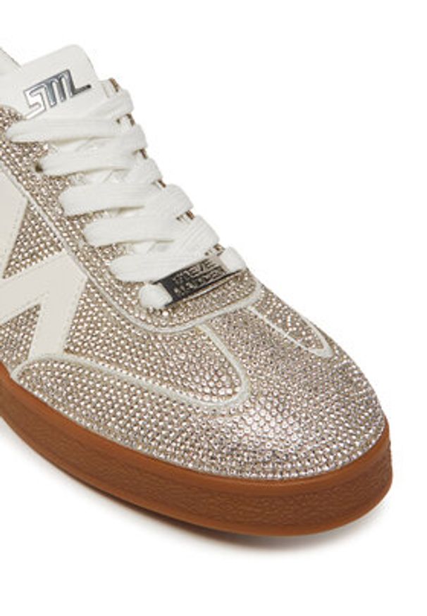 Steve Madden Sneakersy Degree-R SM11003778 Srebrny. Kolor: srebrny. Materiał: materiał