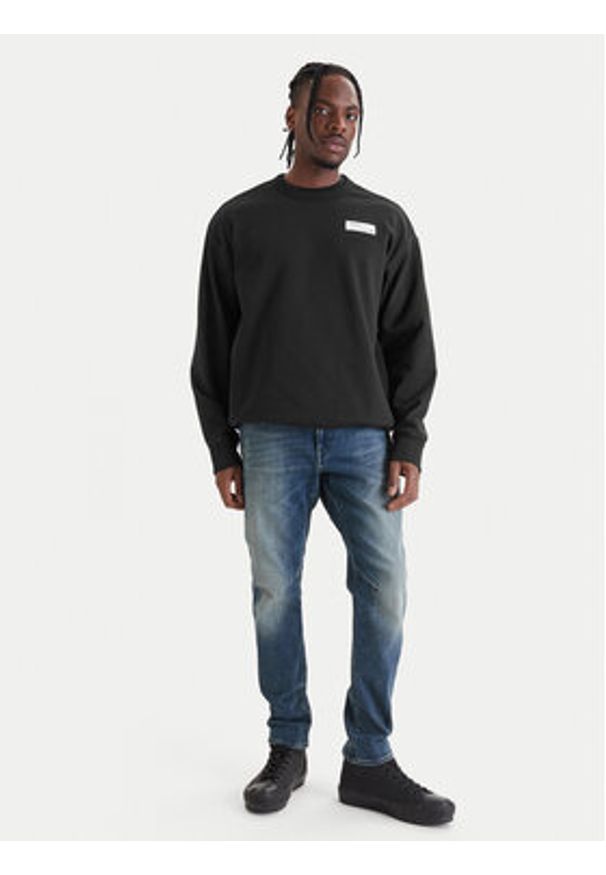 G-Star RAW - G-Star Raw Bluza HB Badge D28660-E209 Czarny Relaxed Fit. Kolor: czarny. Materiał: bawełna