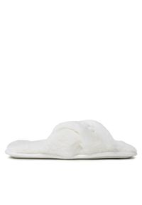 DeeZee Kapcie M138139J Biały. Kolor: biały. Materiał: materiał #1