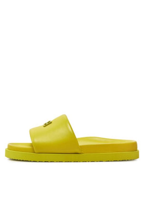 HÖGL Klapki Brenda 7-100800 Zielony. Kolor: zielony. Materiał: skóra