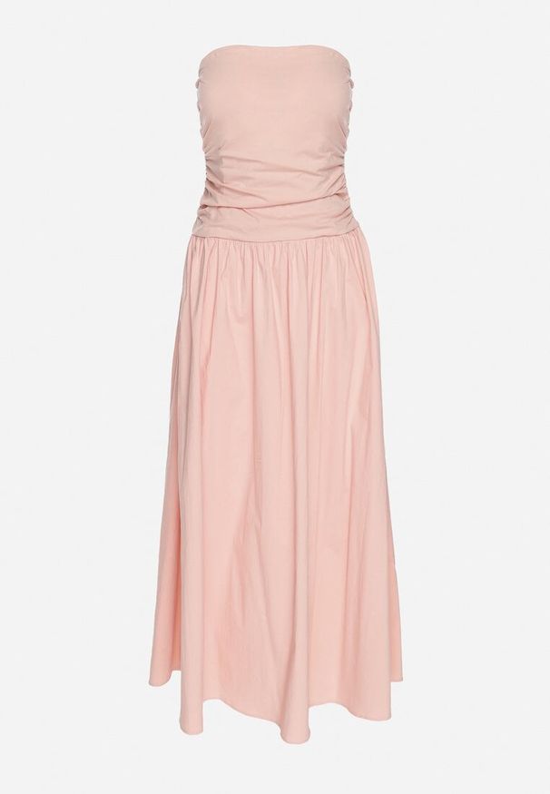 Born2be - Różowa Sukienka z Bawełny Typu Bodycon Filarose. Okazja: na randkę, na imprezę, na co dzień. Kolor: różowy. Materiał: bawełna. Typ sukienki: bodycon. Styl: klasyczny, casual, elegancki