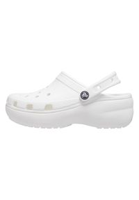 Chodaki damskie Crocs Classic Platform Clog. Kolor: biały. Obcas: na platformie. Styl: sportowy #1
