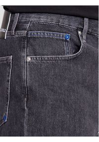 Karl Lagerfeld Jeans Szorty jeansowe 235D1115 Szary Relaxed Fit. Kolor: szary. Materiał: bawełna