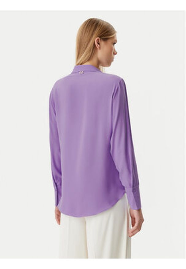 Rinascimento Koszula CFC0122916003 Fioletowy Regular Fit. Kolor: fioletowy. Materiał: syntetyk