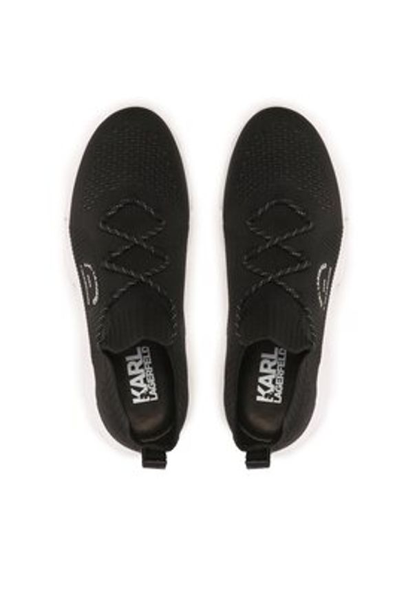Karl Lagerfeld - KARL LAGERFELD Sneakersy KL51638 Czarny. Kolor: czarny. Materiał: materiał