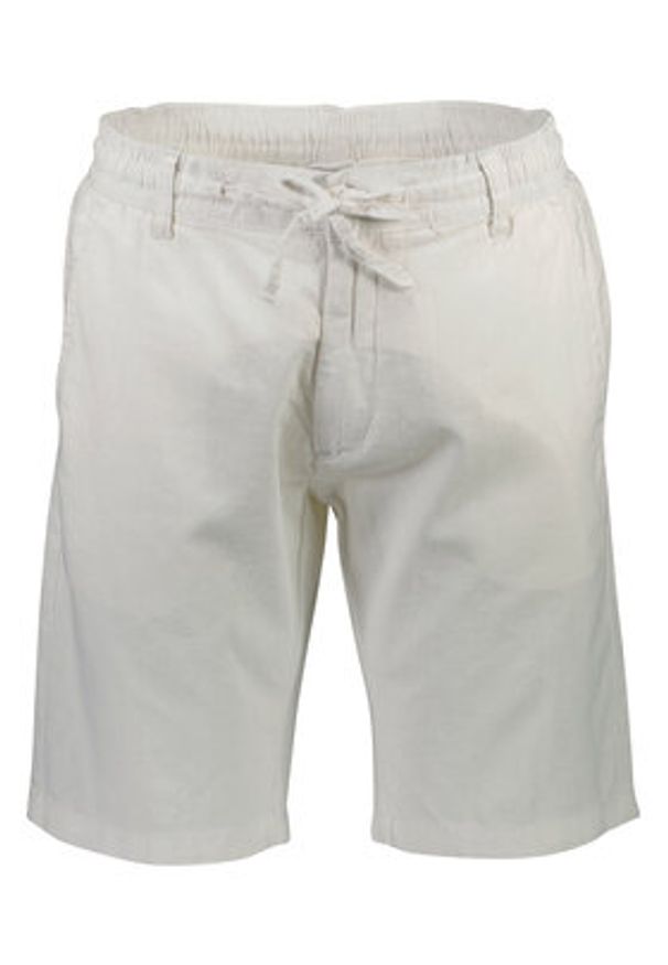 Lindbergh Szorty materiałowe 30-508003 Biały Relaxed Fit. Kolor: biały. Materiał: bawełna
