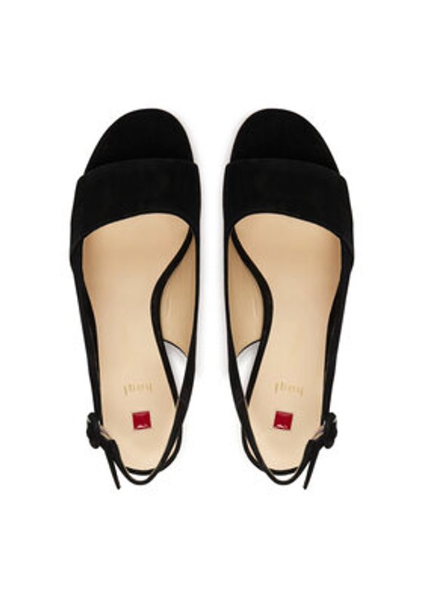 HÖGL Sandały 0-182112-01000 Czarny. Kolor: czarny. Materiał: zamsz, skóra