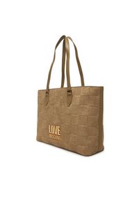Love Moschino - LOVE MOSCHINO Torebka JC4123PP0NKB110A Beżowy. Kolor: beżowy. Materiał: skórzane #6
