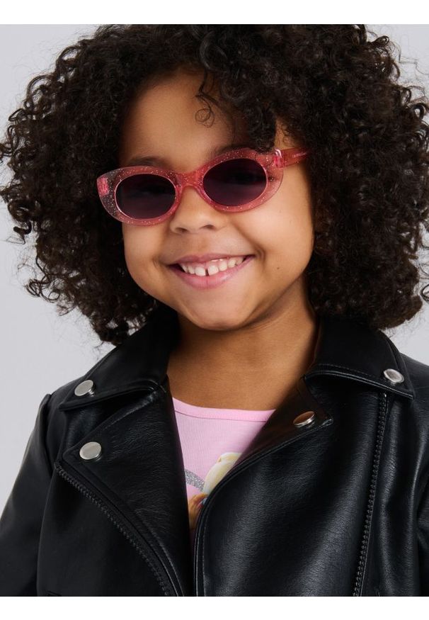 Sinsay - Okulary przeciwsłoneczne - różowy. Kolor: różowy