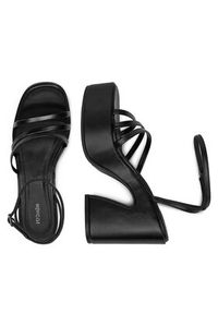 DeeZee Sandały F7178-16 Czarny. Kolor: czarny. Materiał: syntetyk, materiał #5