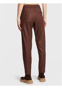 Marella Spodnie materiałowe Mastro 31360829 Brązowy Regular Fit. Kolor: brązowy. Materiał: materiał, wiskoza #4