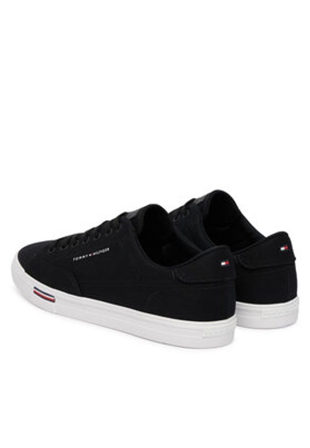 TOMMY HILFIGER - Tommy Hilfiger Tenisówki Vulc Core Rwb Long Lace Cvs FM0FM05813 Czarny. Kolor: czarny. Materiał: materiał