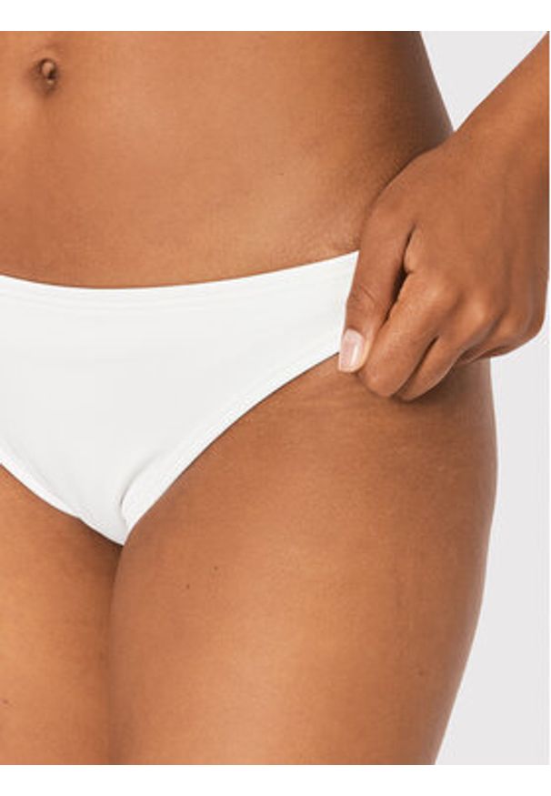 MICHAEL Michael Kors Dół od bikini Solids Classic MM8H142 Biały. Kolor: biały. Materiał: syntetyk