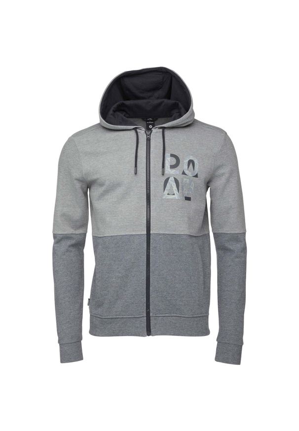 MEN'S HEALTH - Bluza męska Loap Ecodon z kapturem 3XL szaro-niebieska. Typ kołnierza: kaptur. Kolor: szary, czarny, niebieski, wielokolorowy