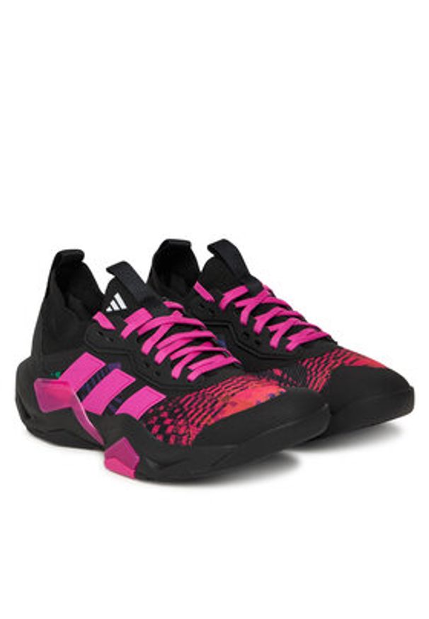 Adidas - adidas Buty na siłownię adidas x Jeremy Scott Rapidmove Adv 2 JR6402 Czarny. Kolor: czarny. Materiał: materiał. Sport: fitness