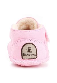 Bearpaw - Buciki niemowlęce BearPaw Jr Skylar2071I różowe. Kolor: różowy. Materiał: futro, materiał. Szerokość cholewki: normalna. Styl: młodzieżowy