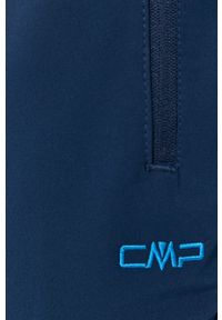 CMP spodnie damskie kolor granatowy proste high waist. Stan: podwyższony. Kolor: niebieski. Materiał: tkanina #4
