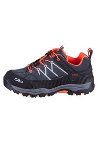 Buty trekkingowe dla dzieci CMP Rigel Low Trekking. Kolor: szary. Materiał: guma, materiał, syntetyk. Szerokość cholewki: normalna. Sport: turystyka piesza