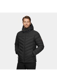Kurtka męska puchowa Alpinus Monviso puch kaczy. Kolor: czarny. Materiał: puch. Sport: turystyka piesza #1