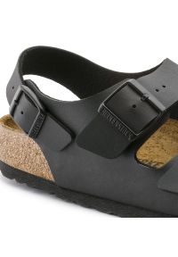 Sandały Birkenstock Milano Bs 0034793 czarne. Zapięcie: pasek. Kolor: czarny. Materiał: materiał, syntetyk, welur, skóra. Wzór: paski #10