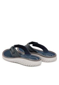 Clarks Japonki Wesley Sun 26181916 Granatowy. Kolor: niebieski. Materiał: skóra #4