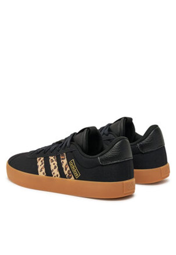 Adidas - adidas Sneakersy VL Court 3.0 JP5355 Czarny. Kolor: czarny. Materiał: materiał