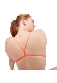 Strój Kąpielowy Speedo Solid Vback – Niebieski/Brzoskwiniowy – Rozmiar 38. Kolor: niebieski