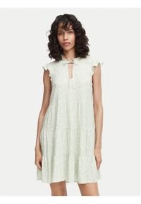 Vero Moda Sukienka letnia Alba 10342656 Zielony jasny Regular Fit. Kolor: zielony. Materiał: wiskoza. Sezon: lato #1