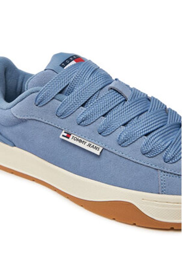 Tommy Jeans Sneakersy Tjw Skate Sneaker EN0EN02677 Niebieski. Kolor: niebieski. Materiał: skóra, zamsz. Sport: skateboard