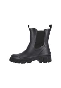 ENDURANCE - Damskie buty gumowe Athlecia Teya. Kolor: czarny. Materiał: guma