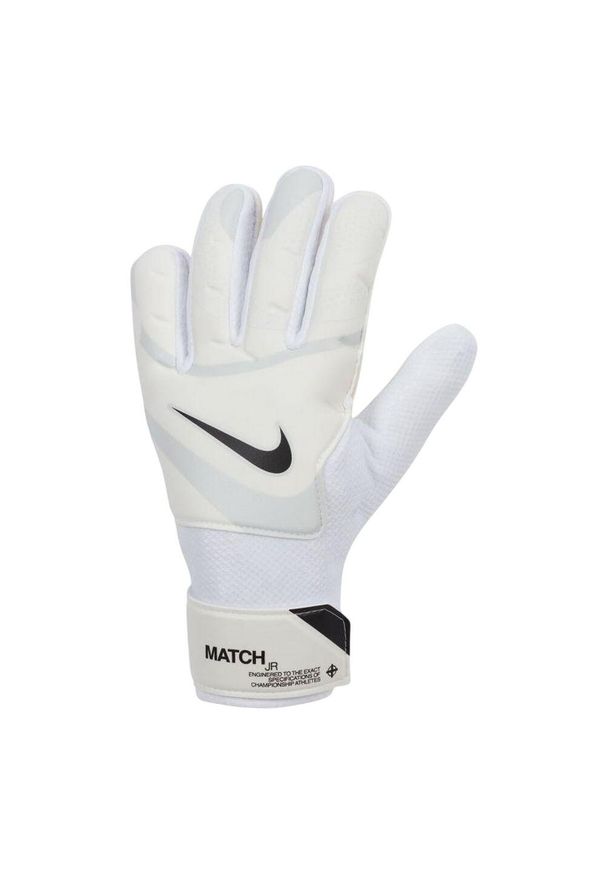 Nike - Rękawice Bramkarskie Dla Dzieci/dzieci. Kolor: biały. Sport: piłka nożna