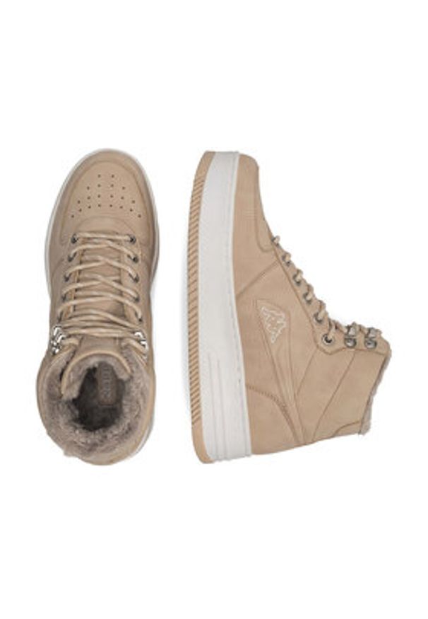 Kappa Sneakersy FALLOU 243047-4210 Beżowy. Kolor: beżowy. Materiał: skóra
