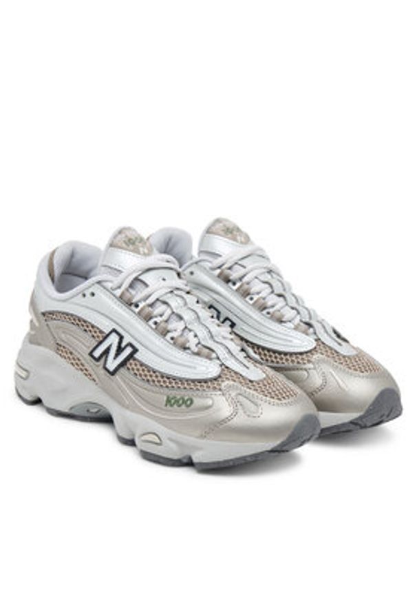 New Balance Sneakersy M1000N W Złoty. Kolor: złoty. Materiał: materiał