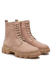 HÖGL Trzewiki 8-102702 Beżowy. Kolor: beżowy. Materiał: nubuk, skóra #5