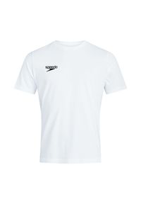 Koszulka T-Shirt męski Speedo Club Plain Tee. Kolor: biały