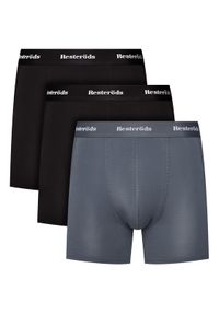 Resteröds Komplet 3 par bokserek Kalle 27962 49 Kolorowy. Materiał: wiskoza. Wzór: kolorowy